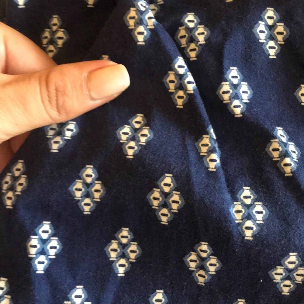 Blue patterned shorts - Picture 2 of 4